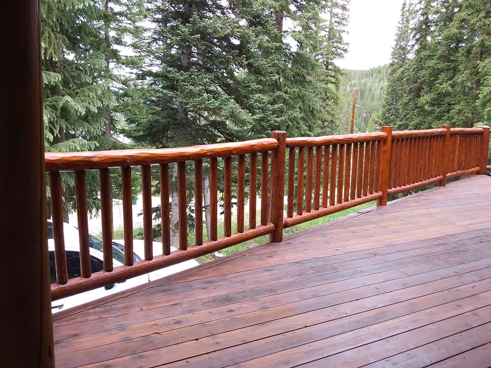 Log railing repair & replacement... - Tuks Restoration | Facebook