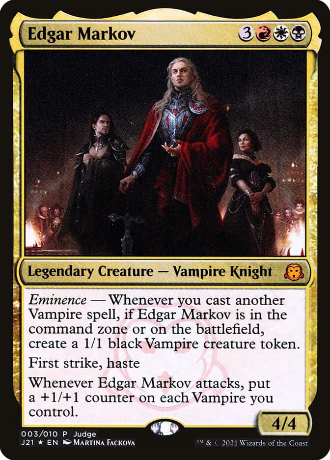 mtg vampire tribal cards Edgar Markov ELITE Magic Custom Commander Deck – CommanderComplete This ability triggers only once each turn Vampires' Vengeance | Magic: the