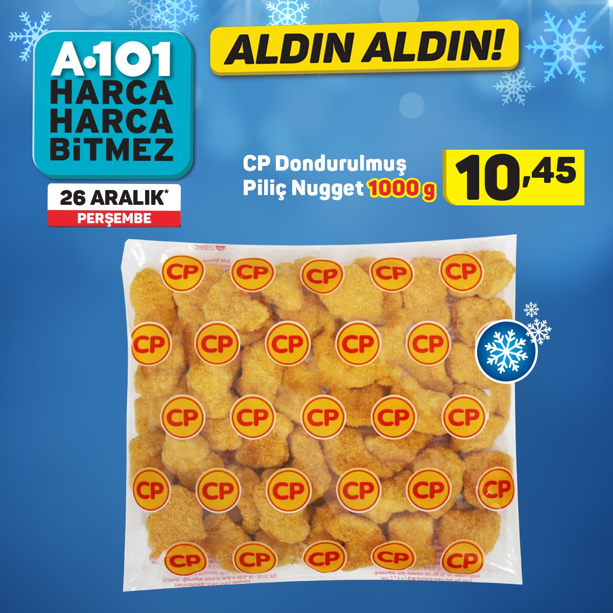 A101'de Aldın Aldın! Aldın Aldın ürünleri 26 Aralık'tan itibaren