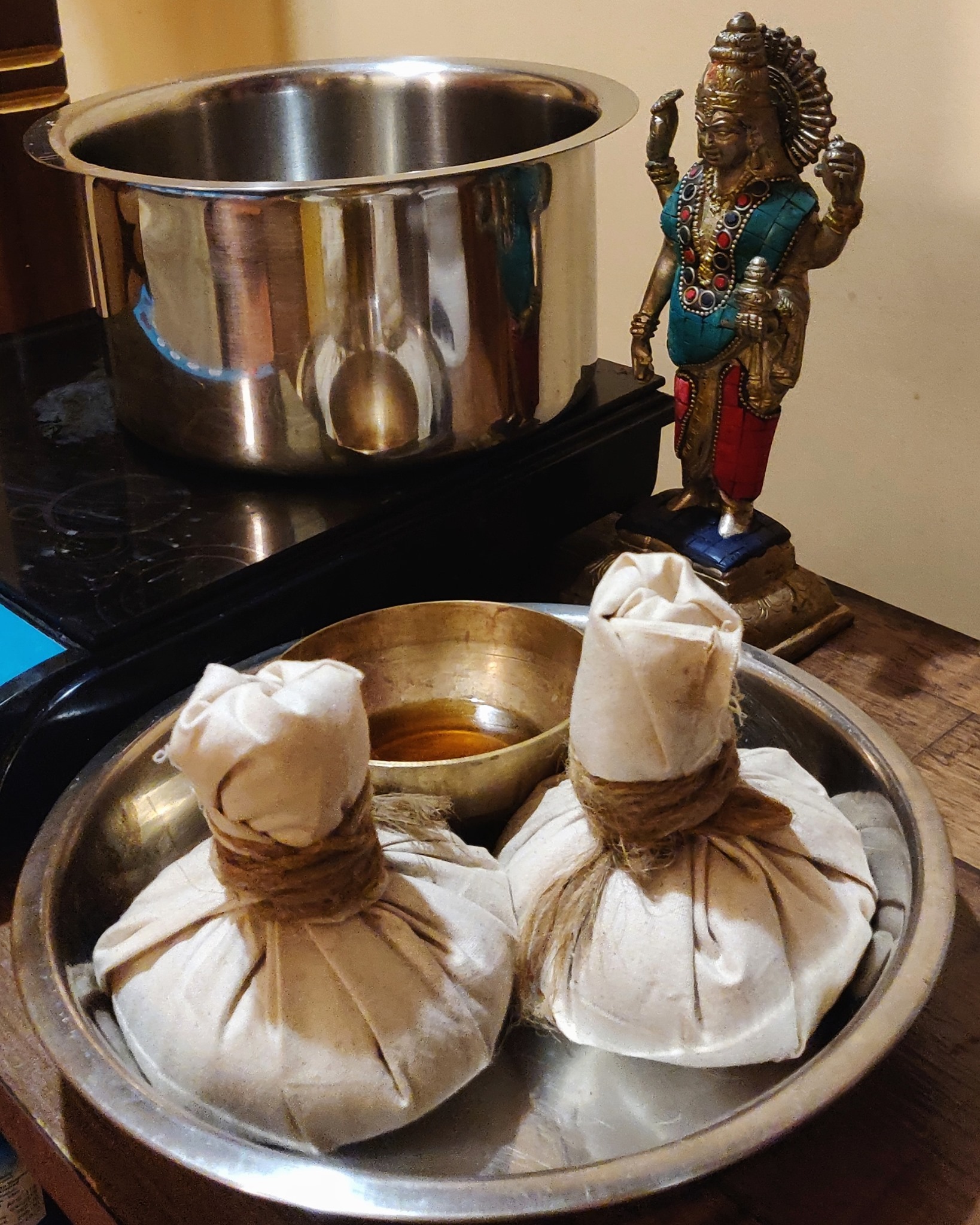 Dr Moghe's Ayurveda & Wellness Clinic - Valuka (Sand) Pottali is one of ...