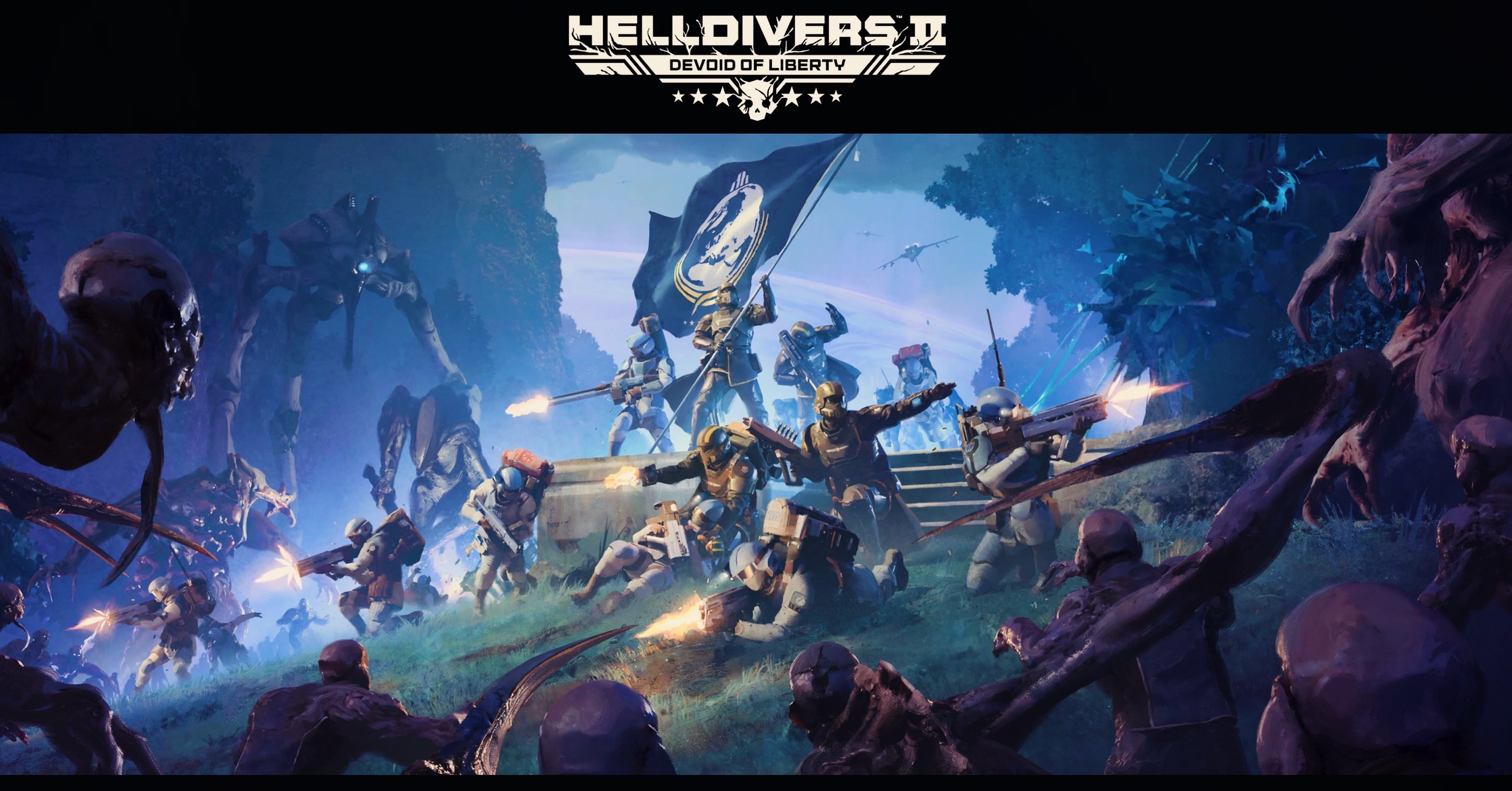 その他 Artbeats Sky Effect HD2 Helldivers 2 game artwork shared