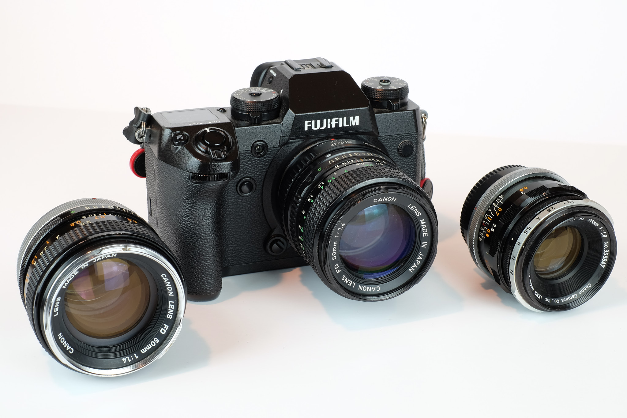 Canon FL 50mm f/1.4 lens versions and history