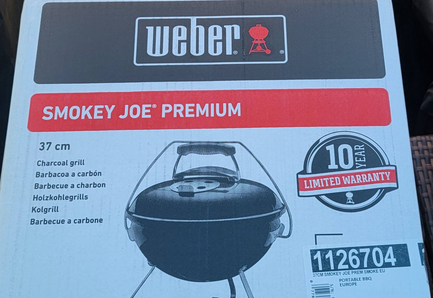 Unboxing the Weber Smokey Joe Premium Charcoal Grill