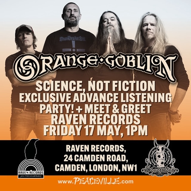 ORANGE GOBLIN X SIGNATURE BREW ALBUM & BEER LAUNCH! THURSDAY 18TH