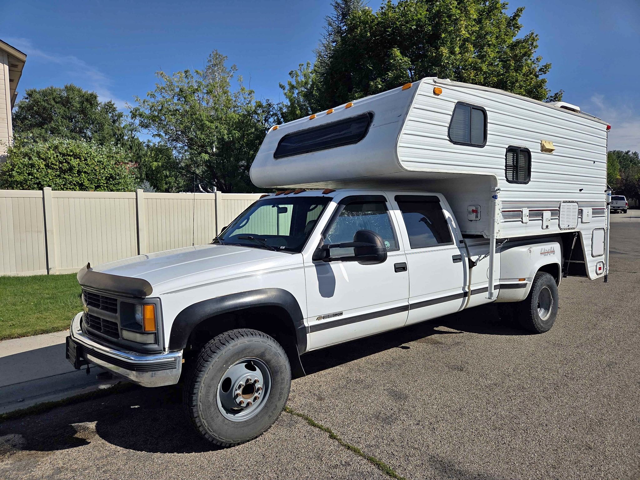 1997 GMC 3500 Crew Cab · Long Bed - RVs & Campers - Meridian, Idaho ...