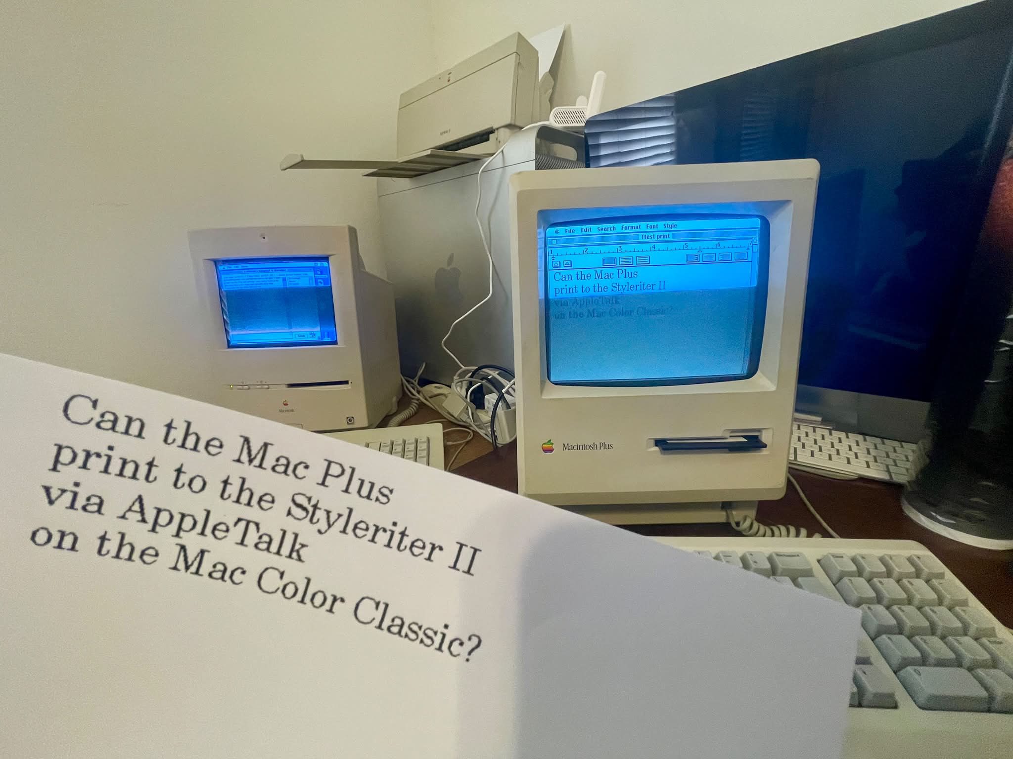 Upgraded Macintosh Color Classic Mystic with Retrobright and