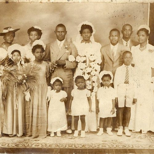 african american family in formal dress outside church 1920s Wealthy Black Families the #VintageMelanin #tbt embodying