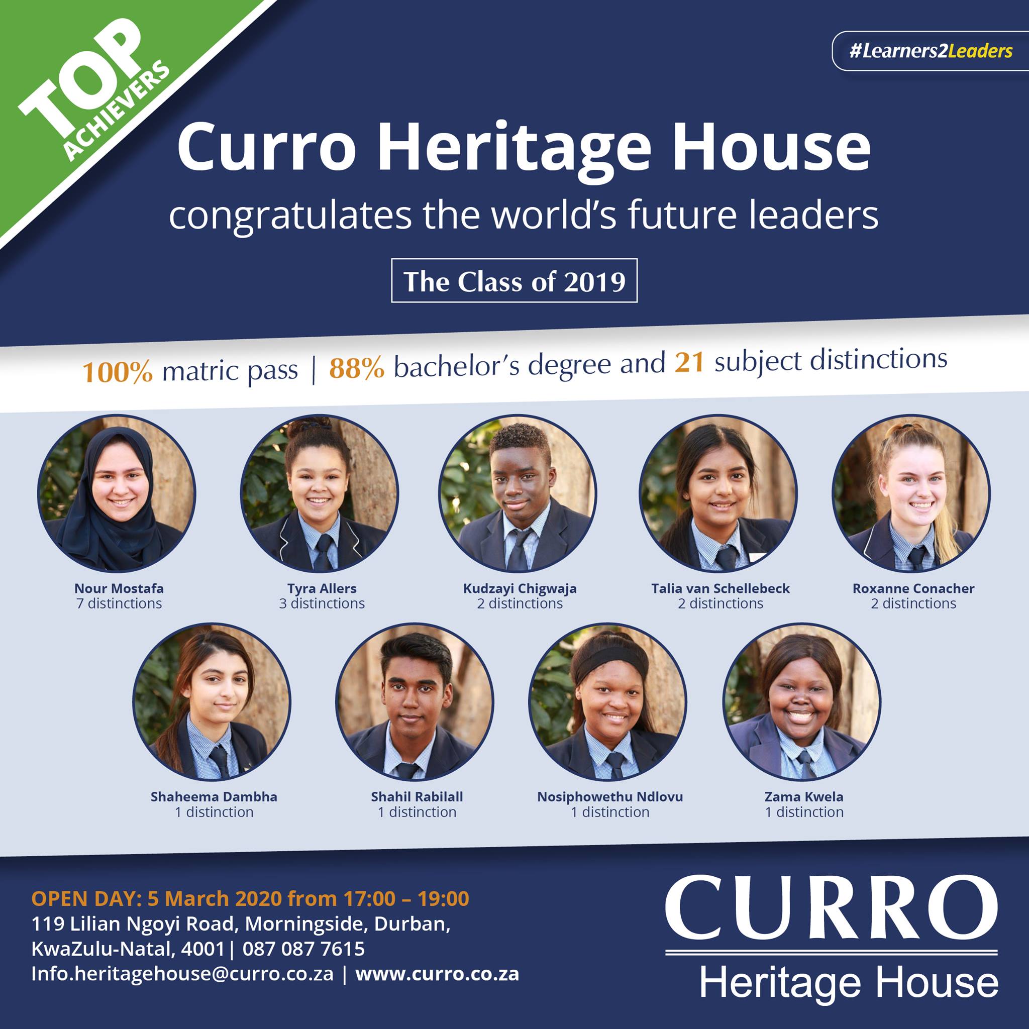 Congratulations to the Matric Class... - Curro Heritage House