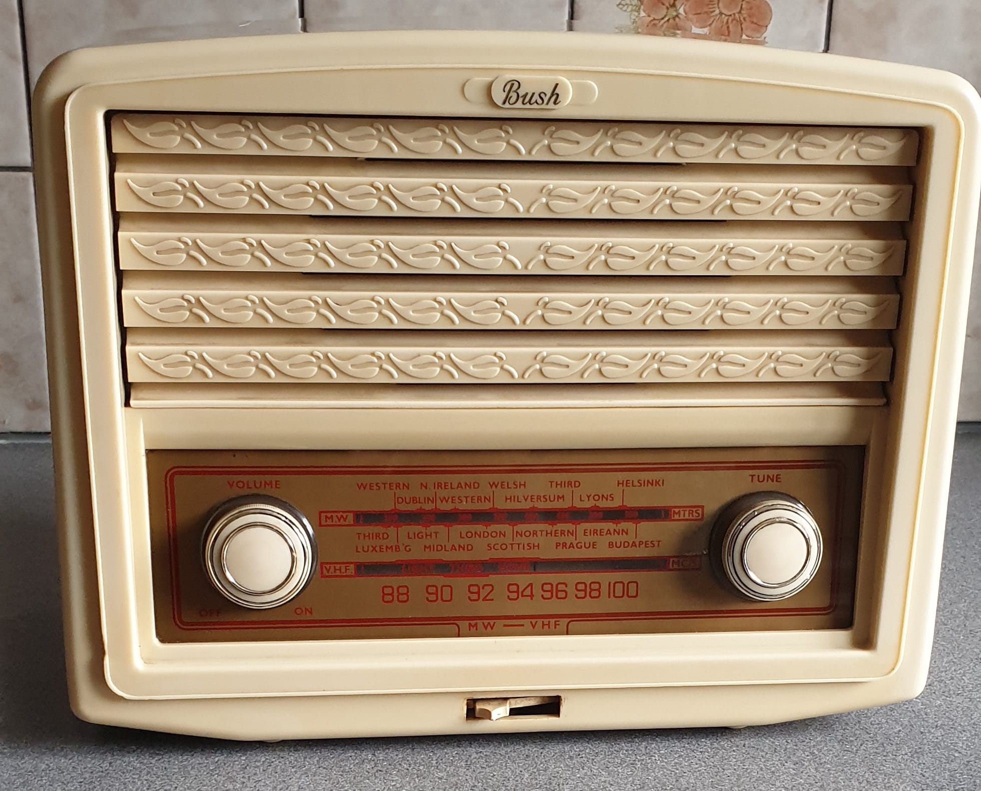 Old small bush radio from 1972 Shillong