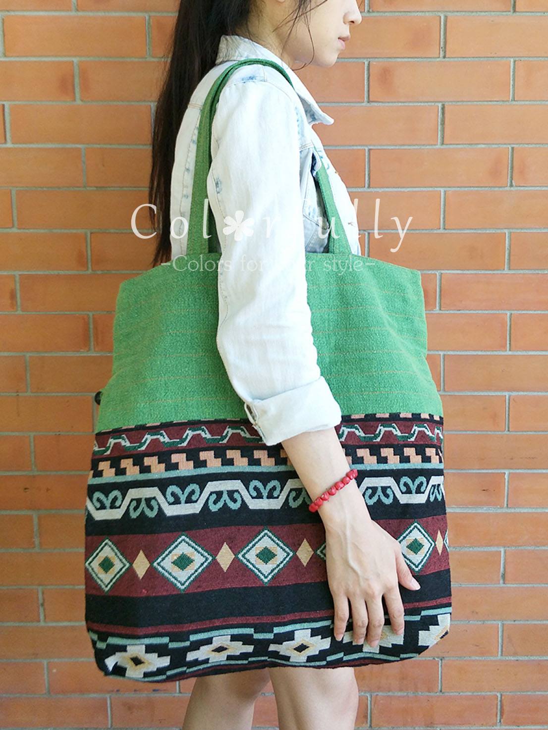 ให้ทุกวันเป็นวันชิคๆด... - Colorfully กระเป๋าผ้าทอ งานแฮนด์เมด