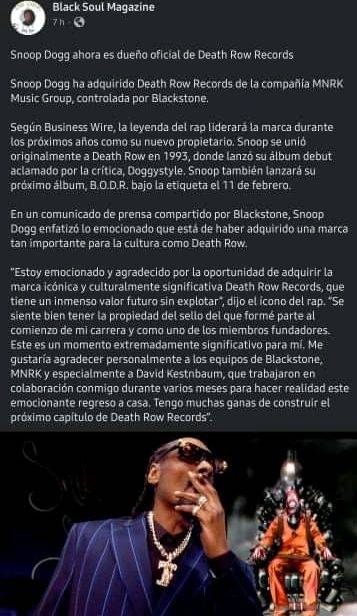 Safari - Death Row Récords, la legendaria marca que fuera fundada en ...
