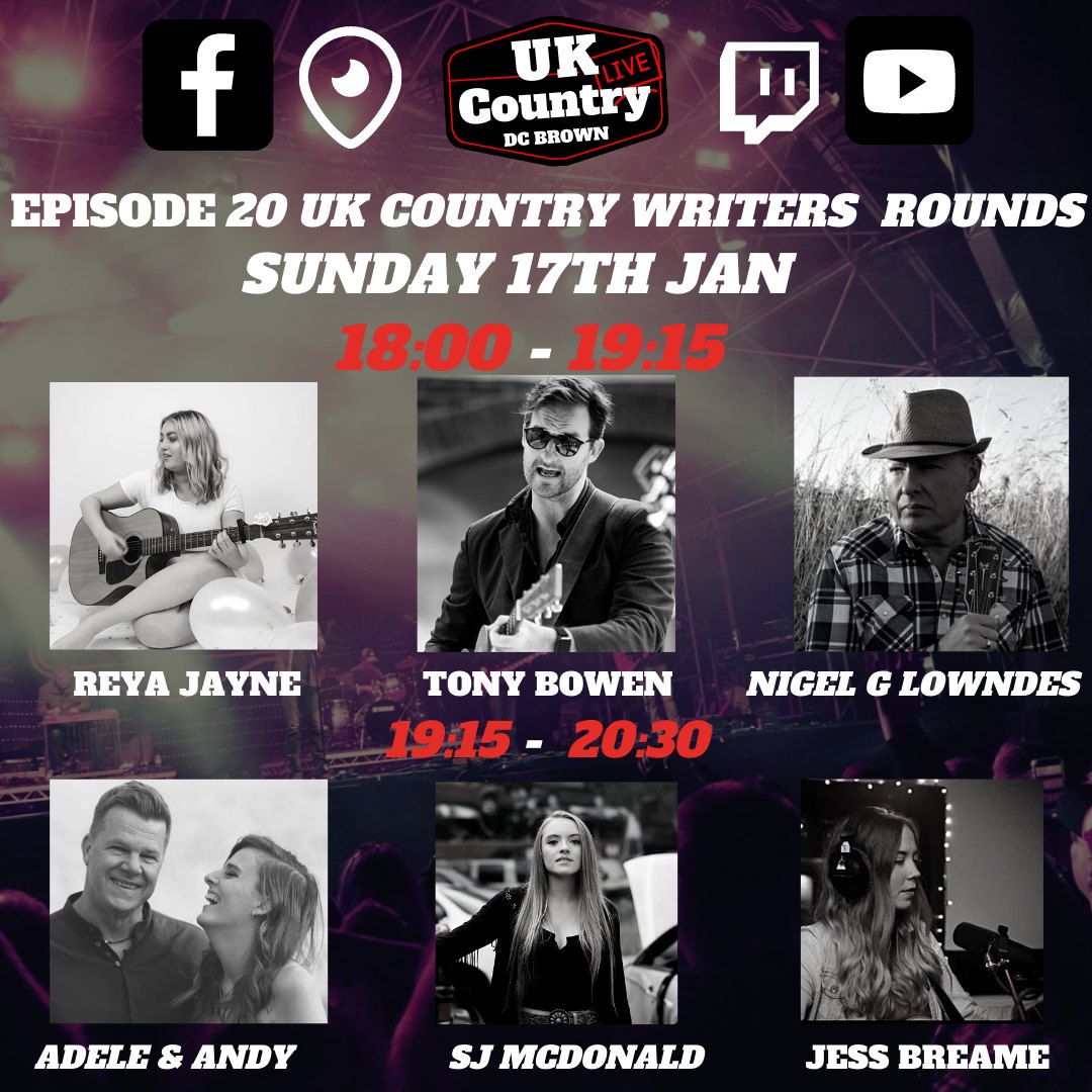 ⭐️Where Back for... - DC Brown - Live UK Country Videographer