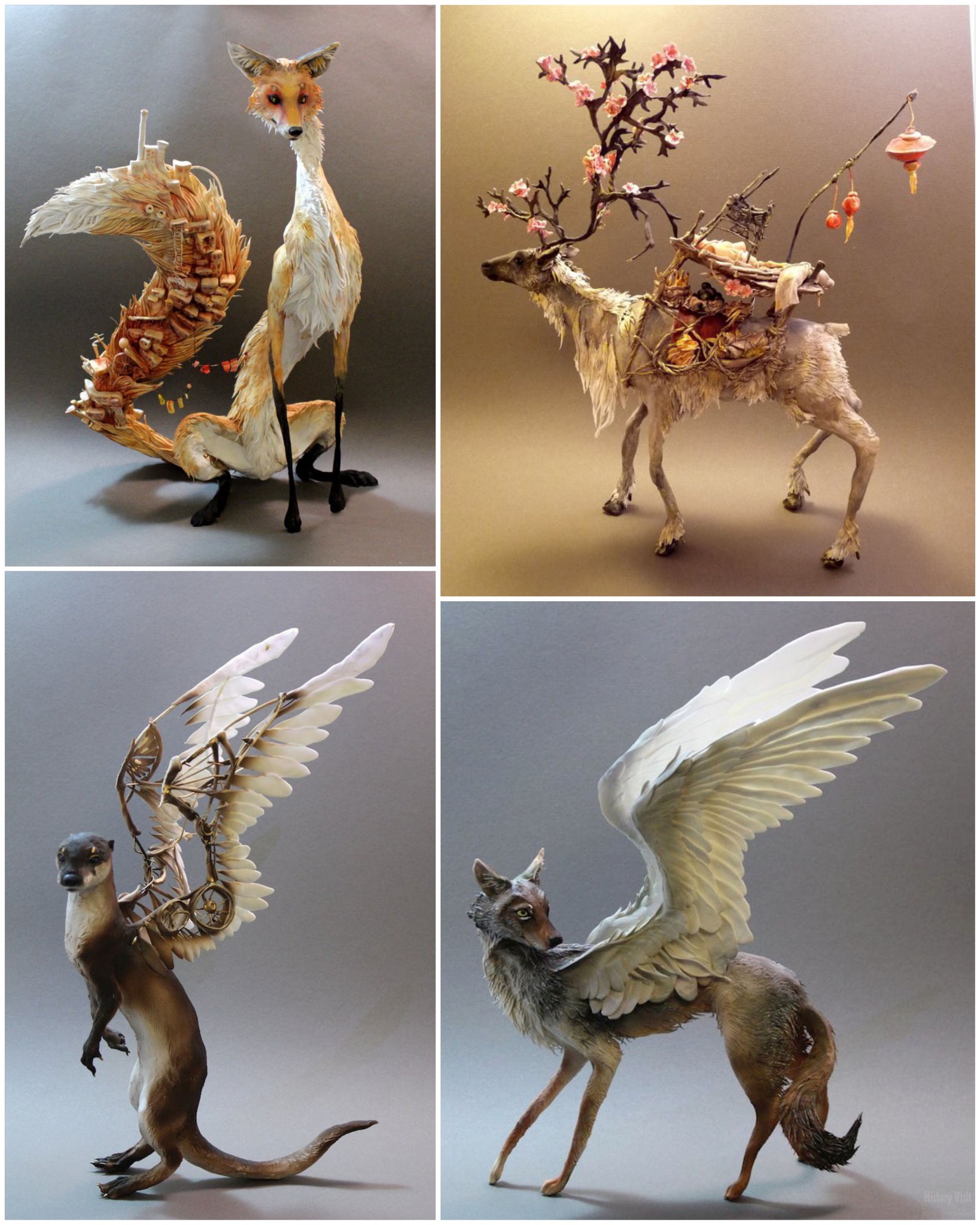 Ellen Jewett's otherworldly animal sculptures!! ❤️