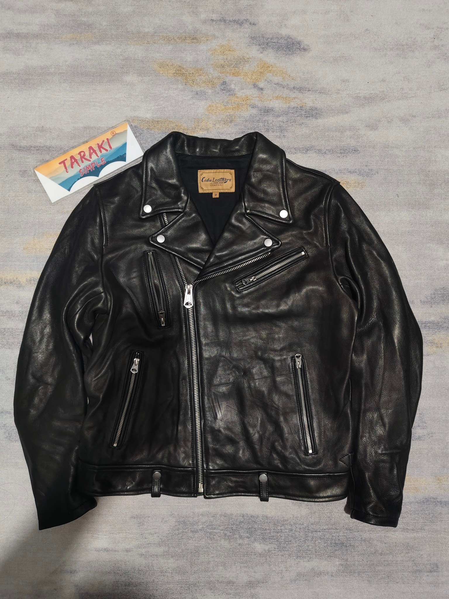 KADOYA God Speed Shinya Sato Model Riders Jacket L Leather Jacket 
