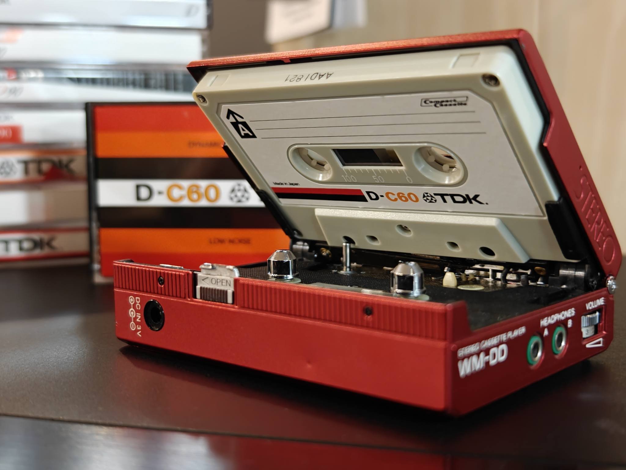 Reliable TDK FE cassette tapes for great recordings