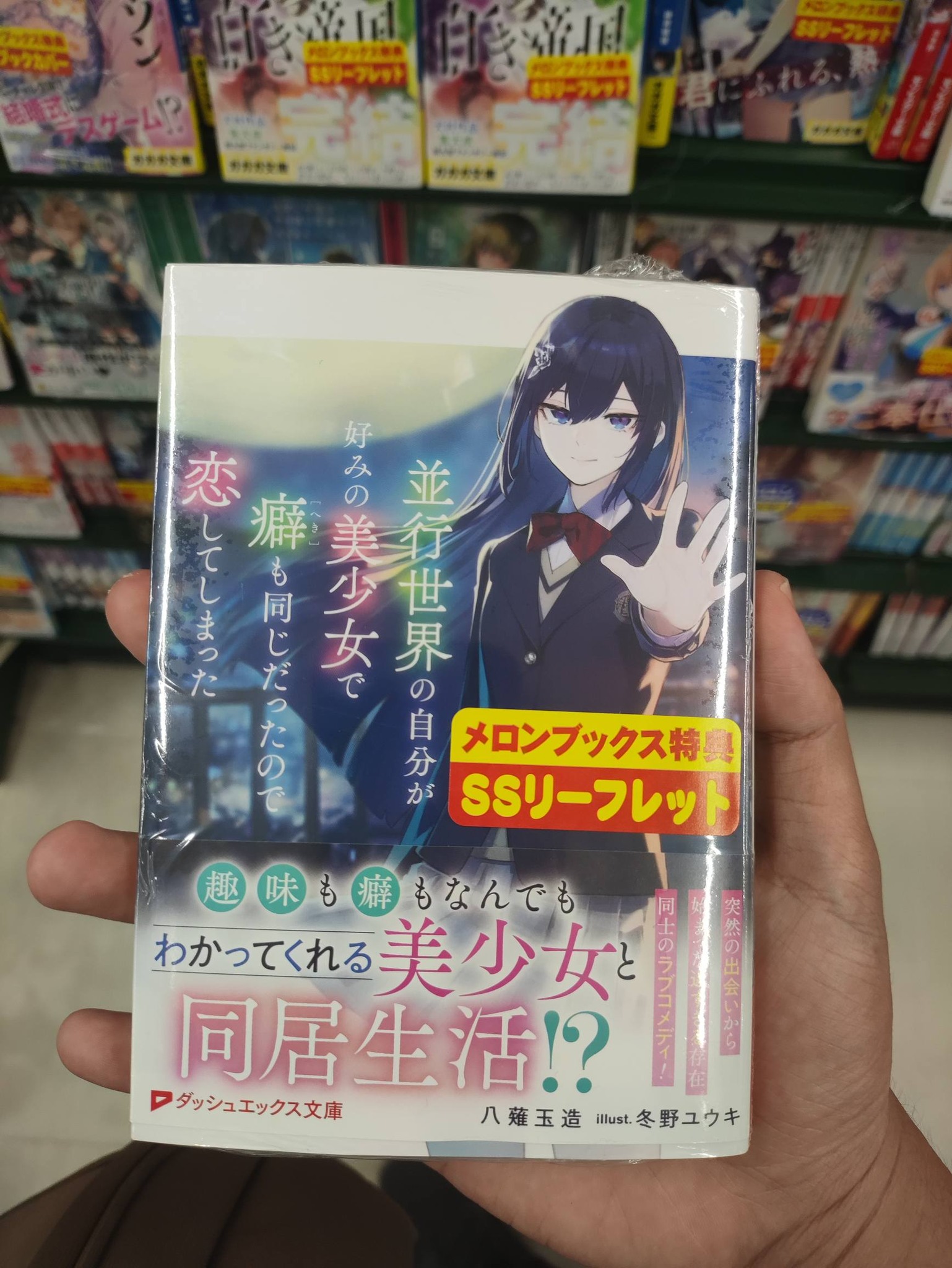 Parallel world self light novel with Melonbooks SS leaflet