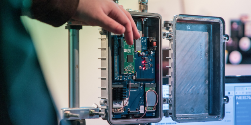 Pi - Here's a peek at the Nebra Smart LoRa Gateway that we showcased at ...