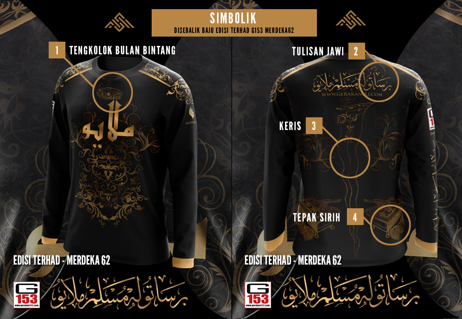 Gabung153 - SIMBOLIK disebalik BAJU EDISI TERHAD G153 MERDEKA62 1 ...