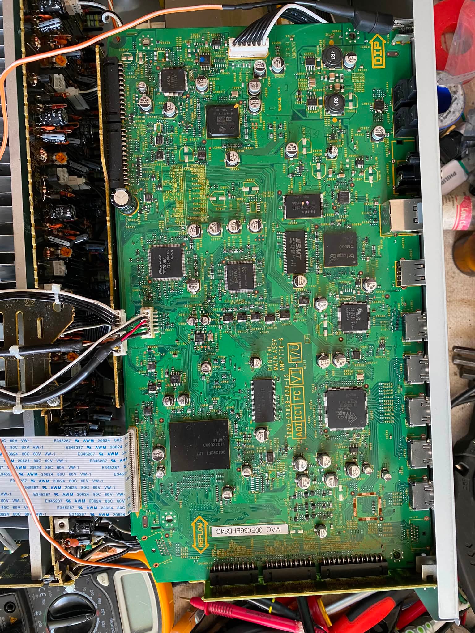 Pioneer VSX-S300 power board not turning on?