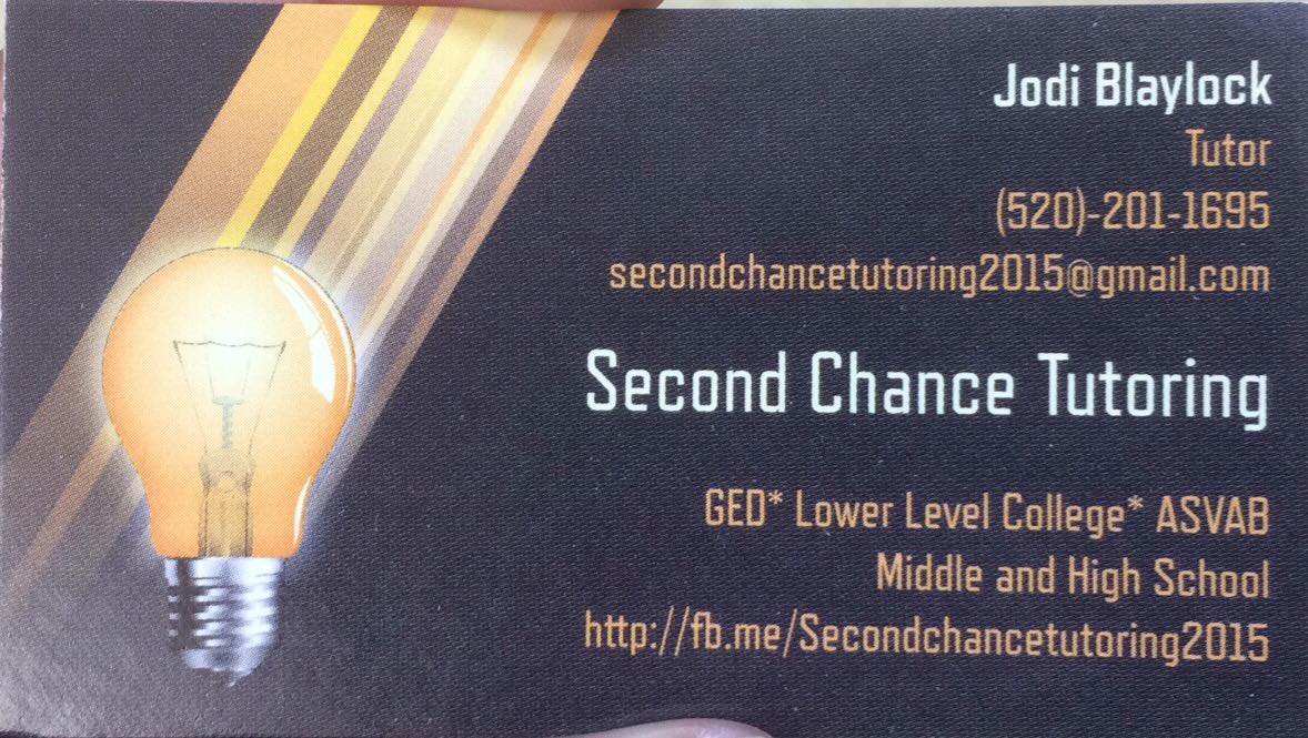 Second Chance Tutoring