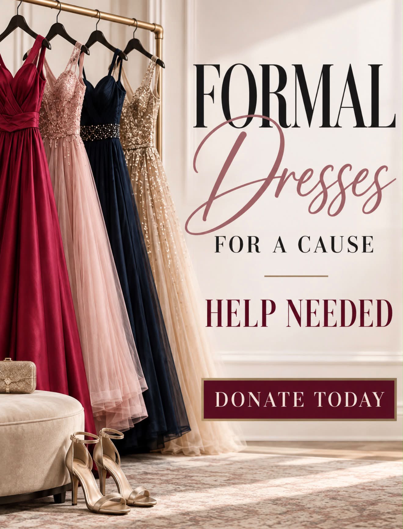 Formal dress donations needed for Richmond Hill, GA princess ball for underprivileged girls