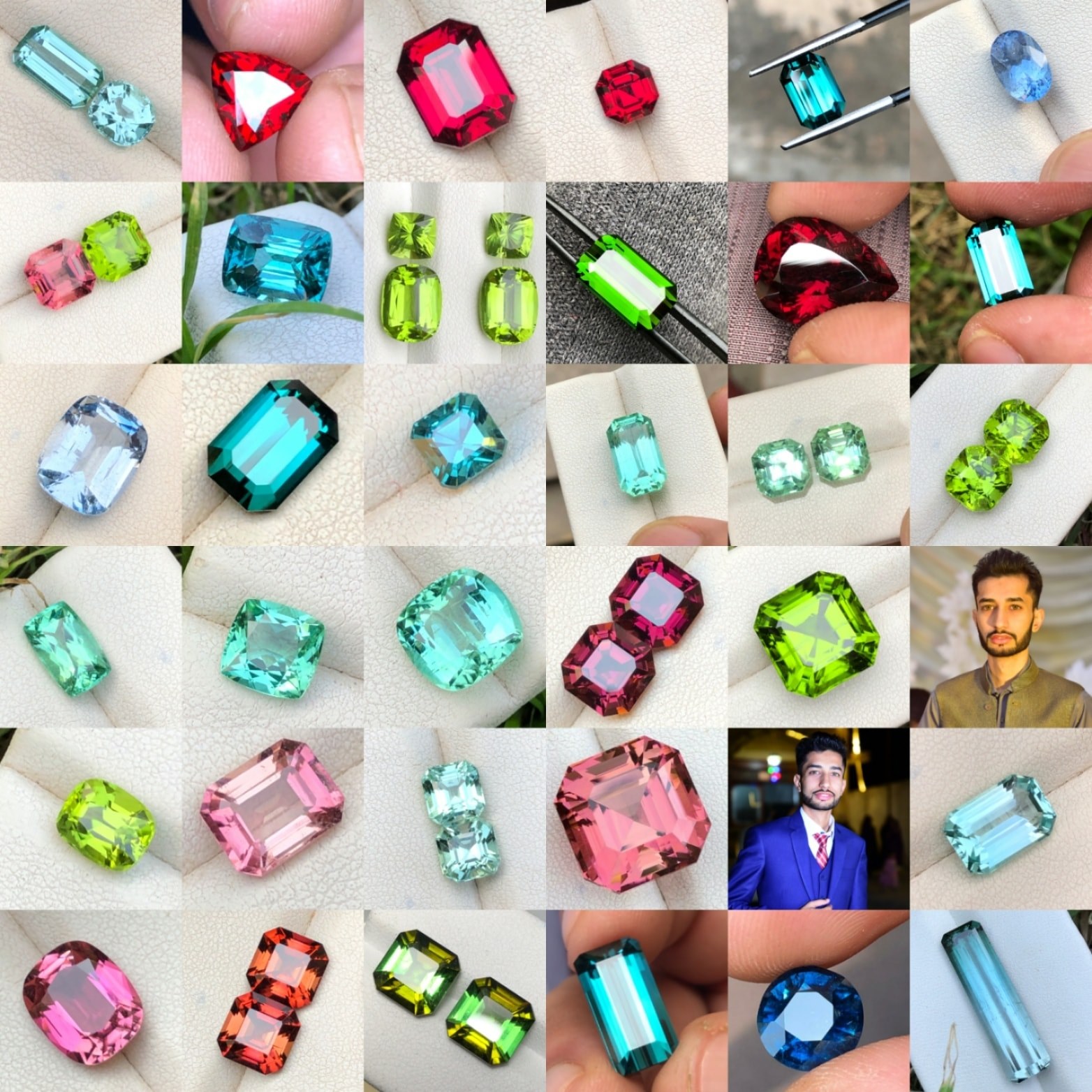 Super quality natural beautiful multi colour tourmaline from ...