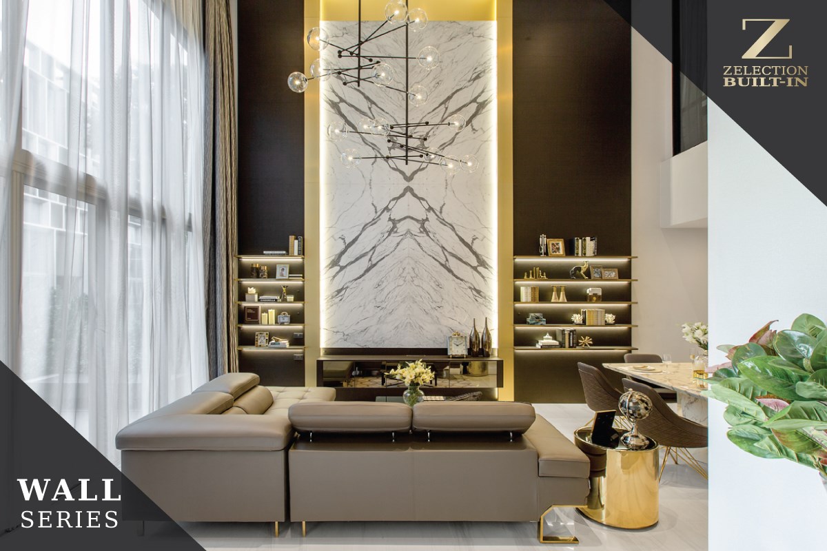 "ผนังสวยสะดุดตา ความสูง 6... - Zelection Interior & Built-in | Facebook