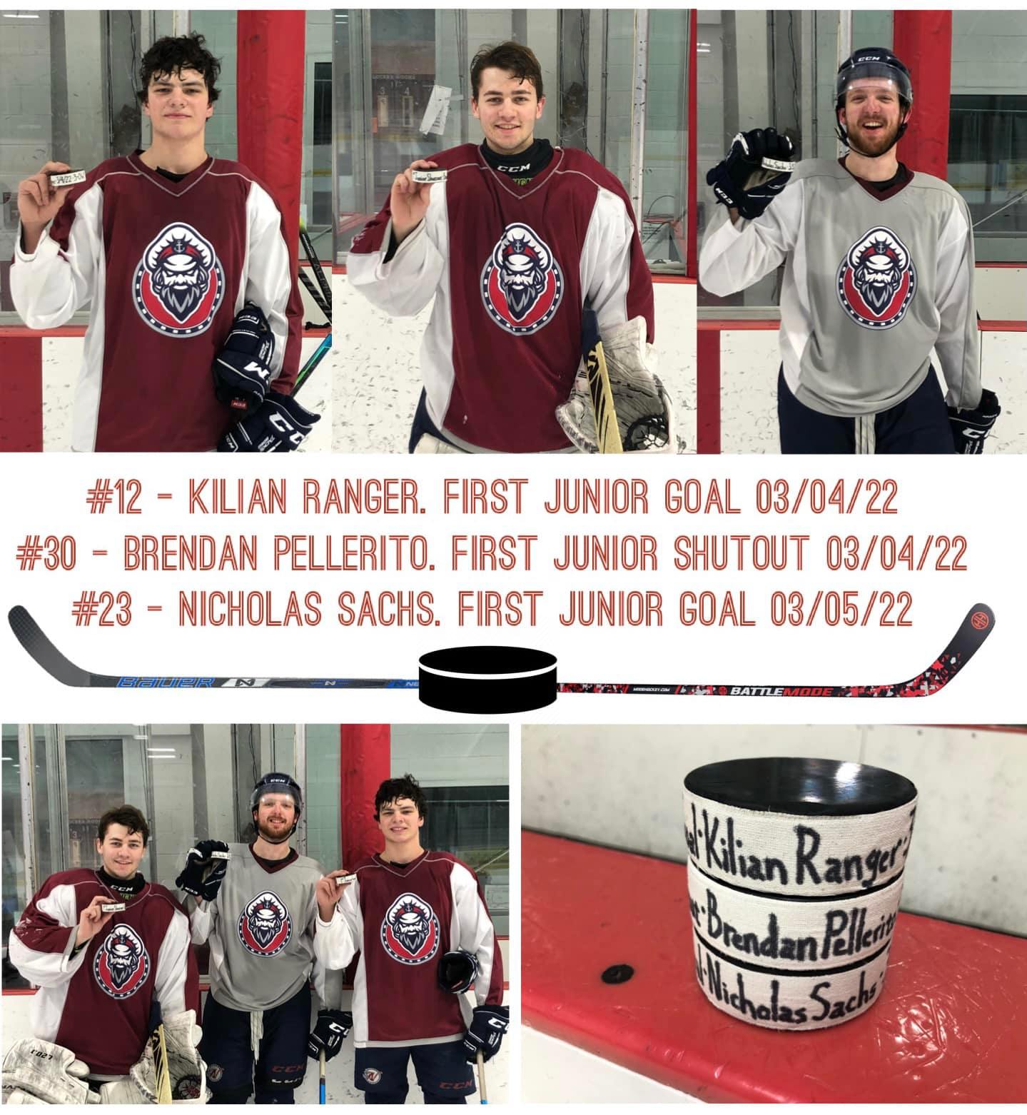 We presented a few “first pucks” at... - Norwich Sea Captains