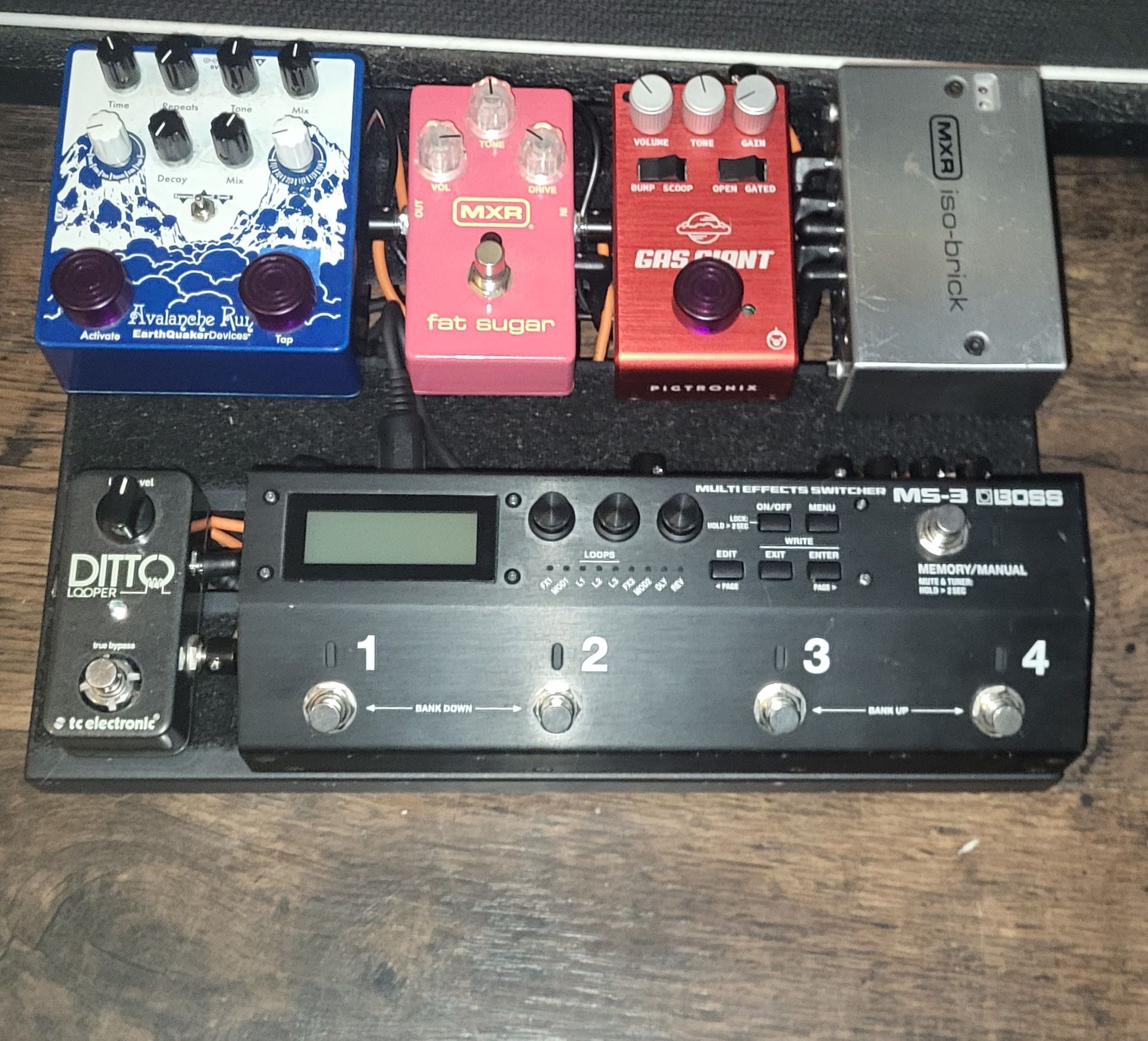 Boss MS3 with Gigboard