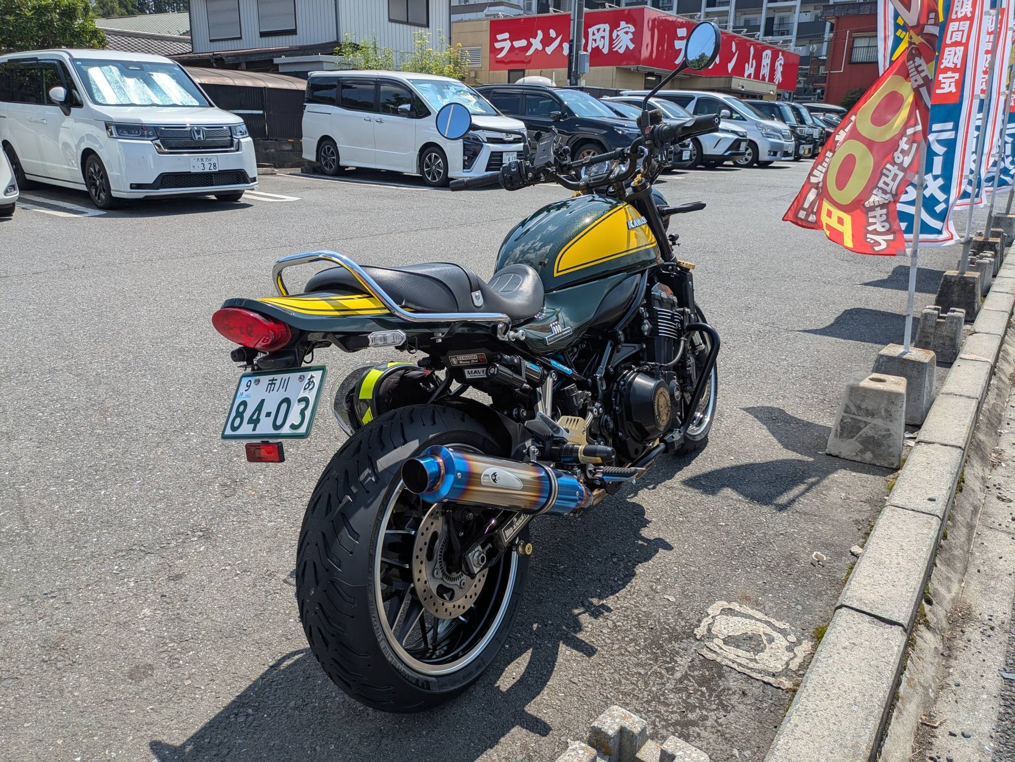 明日までの引き取りで6万円‼️車検R8.3月13日古い車両にご理解いただける方 今朝、車検完了との連絡があり、取りに行ってきました～🏍💨 代車から