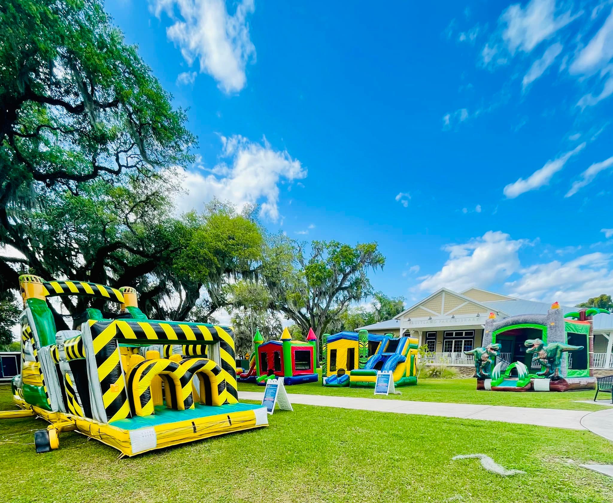 We are all set up and ready... - Ozone Inflatables Rentals