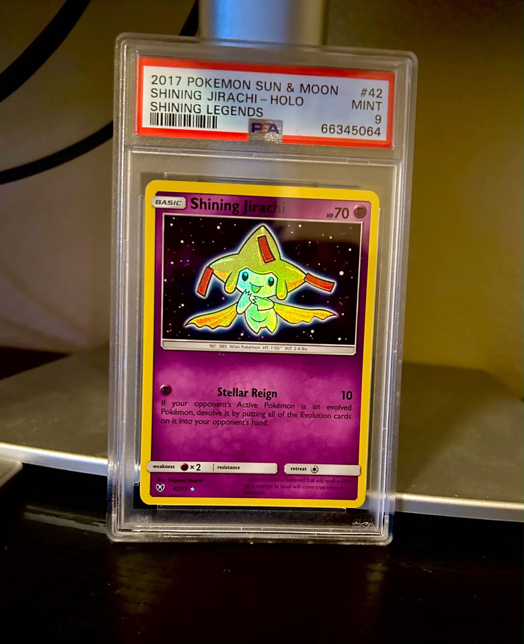 This card is just 😮‍💨 Jirachi XY Promo. Gorgeous. Playful. Cute
