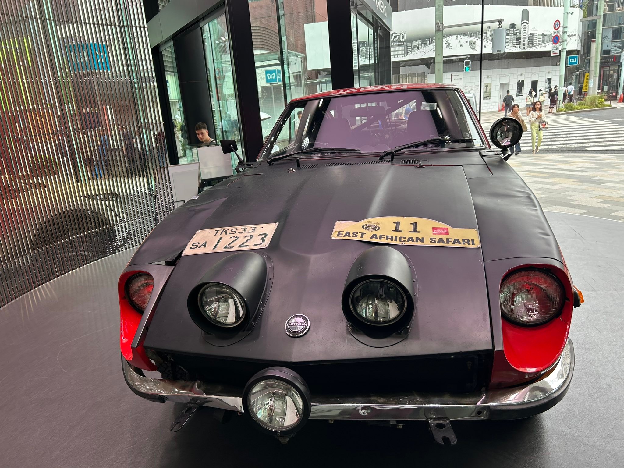DATSUN 記念牌African Safari Rally 超稀少 激レア Debut and Win Year 1971 Safari Rally Herrmann Edgar / Schuller