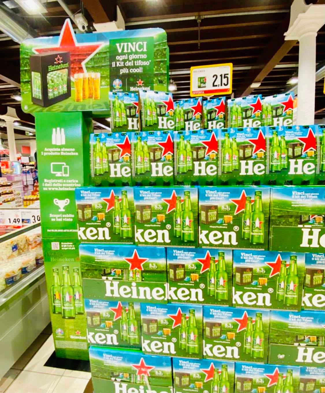💚 Super Colorata la #Colonna... - Conad Sarno Via Roma