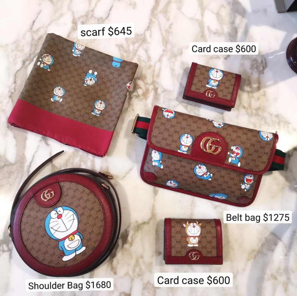 gucci doraemon wallet