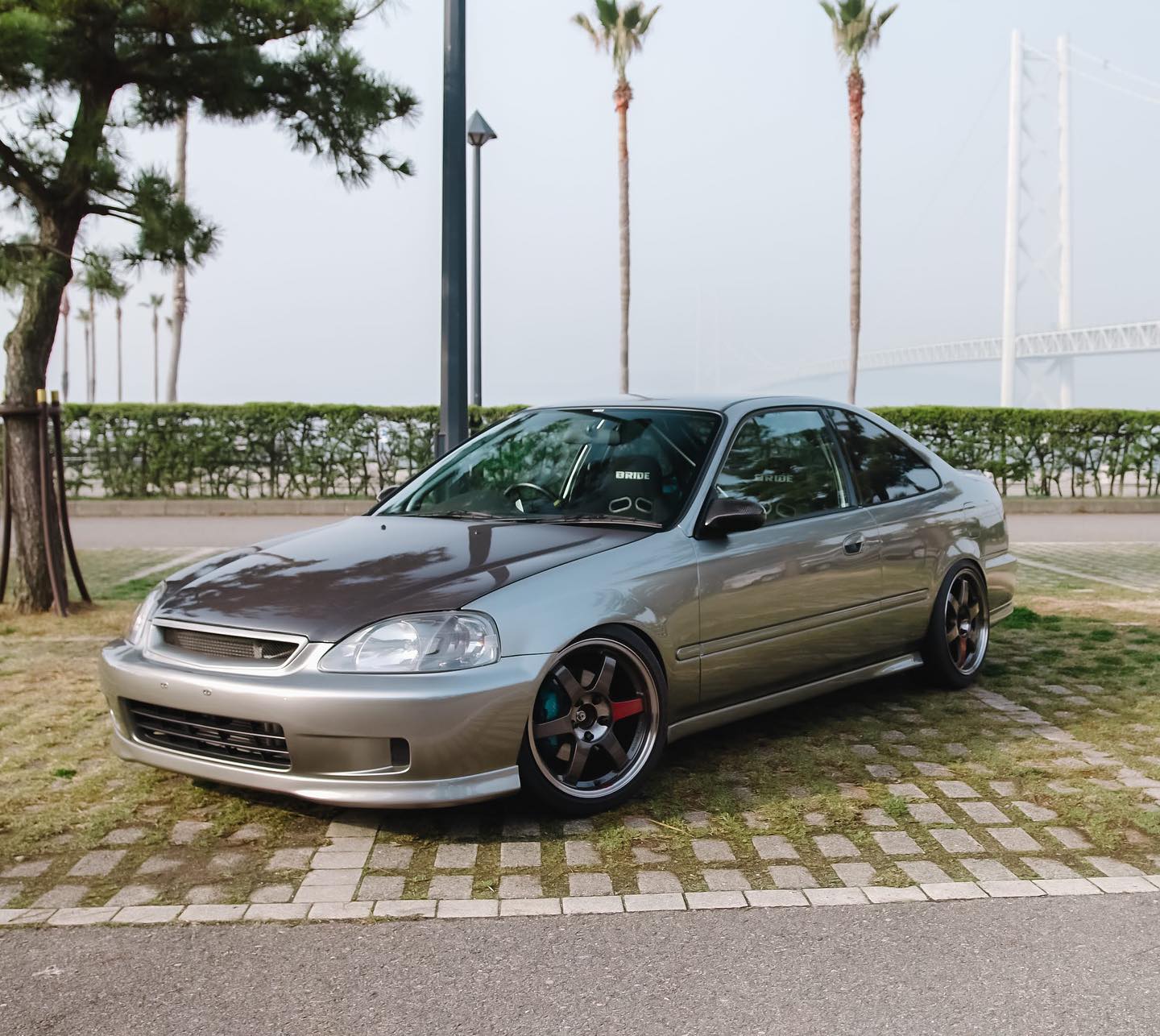 シビッククーペ EJ7 #RAYS #te37sl #無限 #SPOON #civic #EJ7