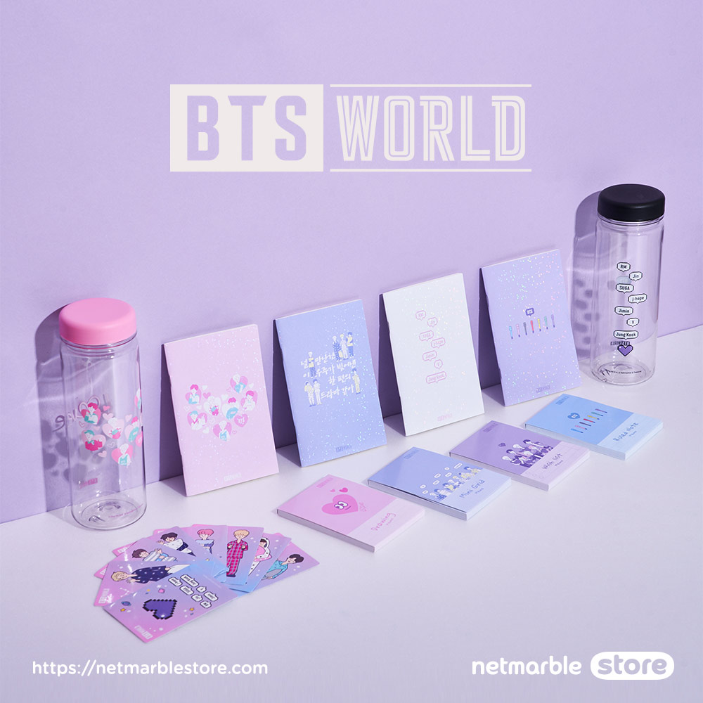 넷마블 - ★BTS월드 신상품 출시★ 필기왕, 다꾸 맛집이 여기있네 – 노트 & 메모패드 핸드폰도 꾸미고... | Facebook