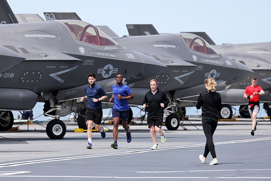 HMS Queen Elizabeth hosts her... - British Armed Forces News