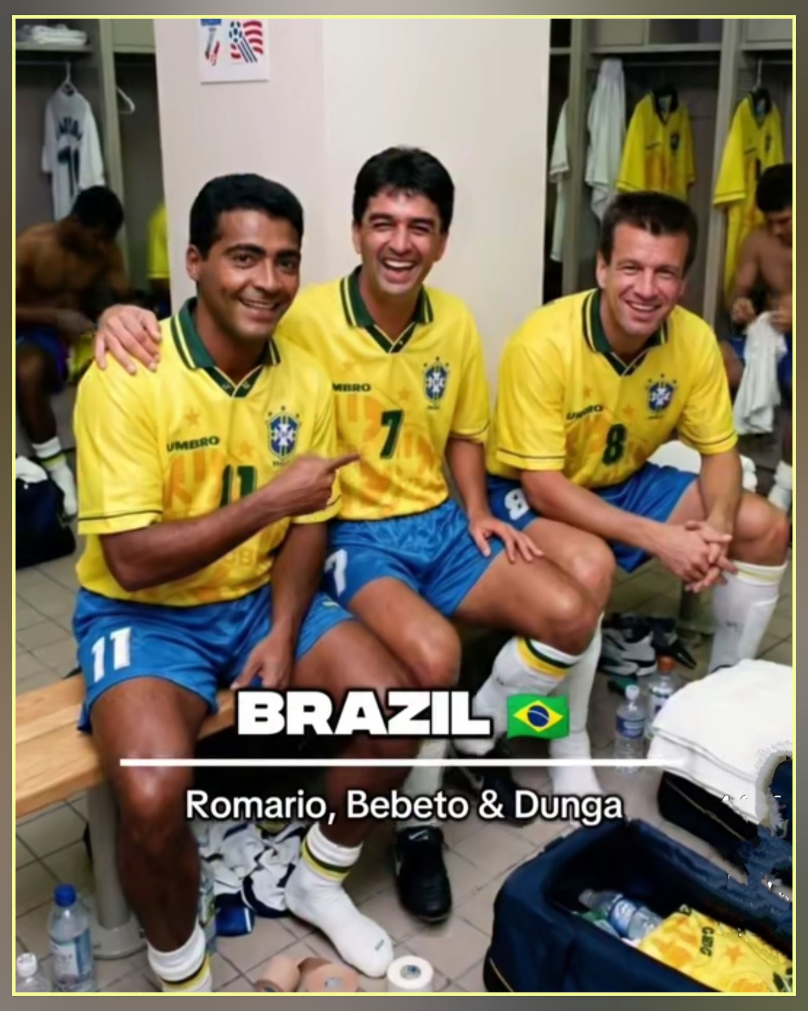 1994ワールドカップチャンピオン UMBRO AND BRASIL ポスター！ BRAZIL