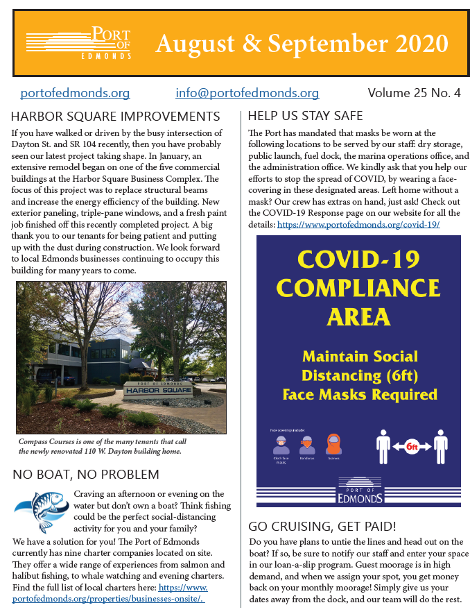 Port of Edmonds - You can read the latest Port newsletter...