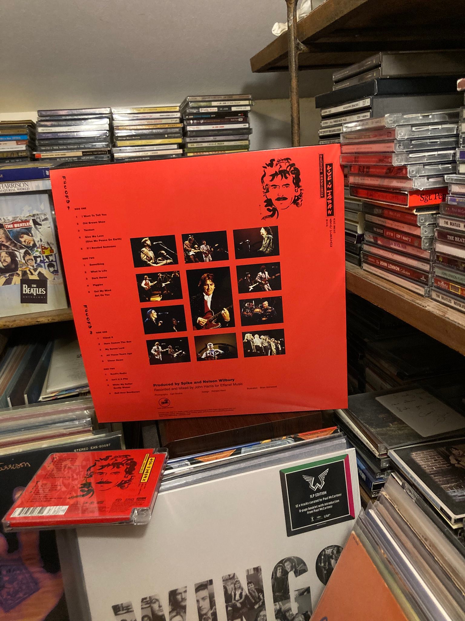 George Harrison's double live album in Japan reissue