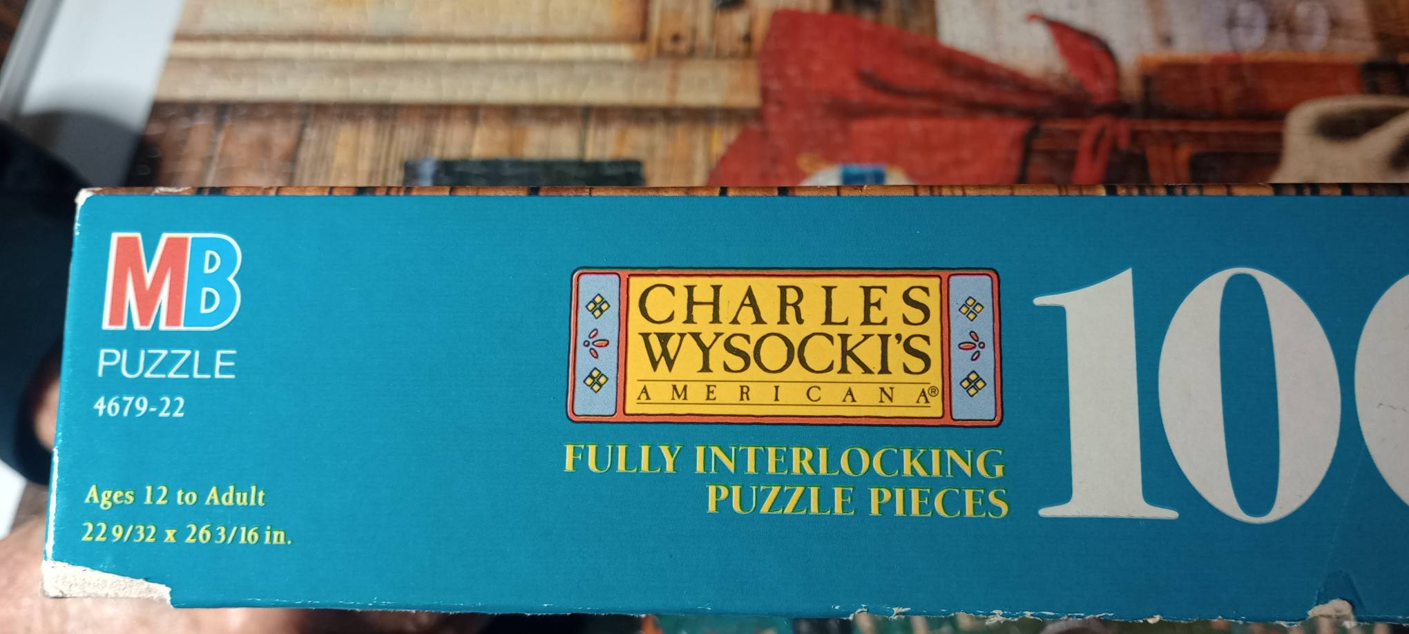 This was a fun thrift store find. And it had all the pieces!
