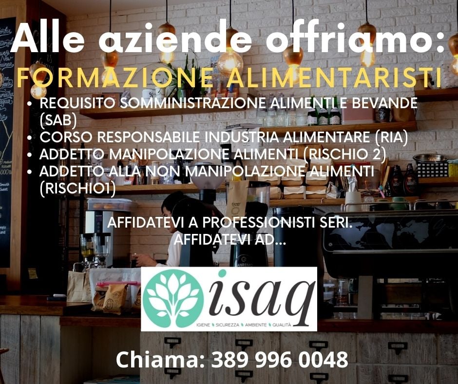 ISAQ - L'IMPORTANZA DEI TAMPONI AMBIENTALI Tutte le aziende che operano ...