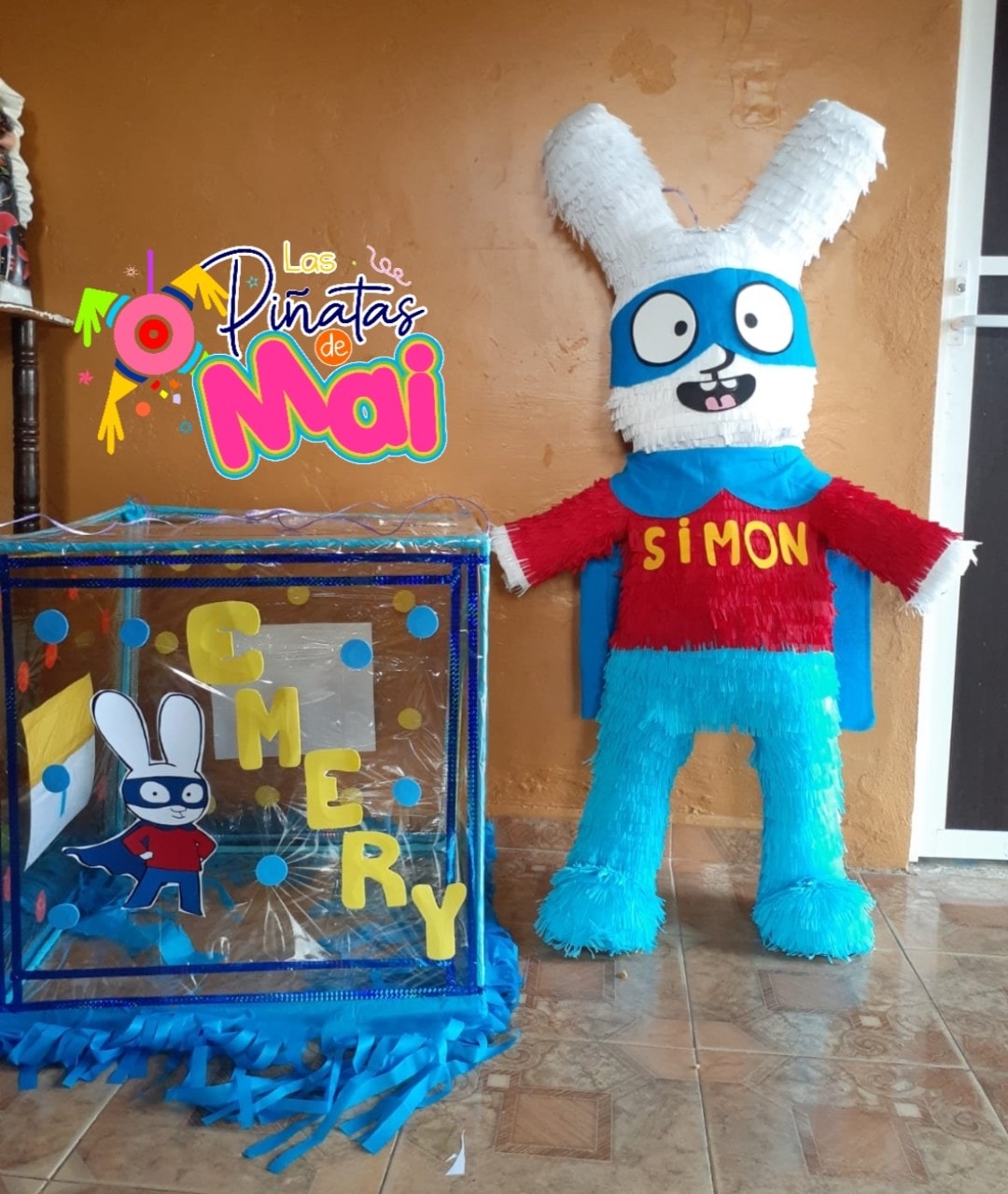 . 🎉🎈🐰Piñata estilo 3d de Simón y... - Las Piñatas De Mai | Facebook