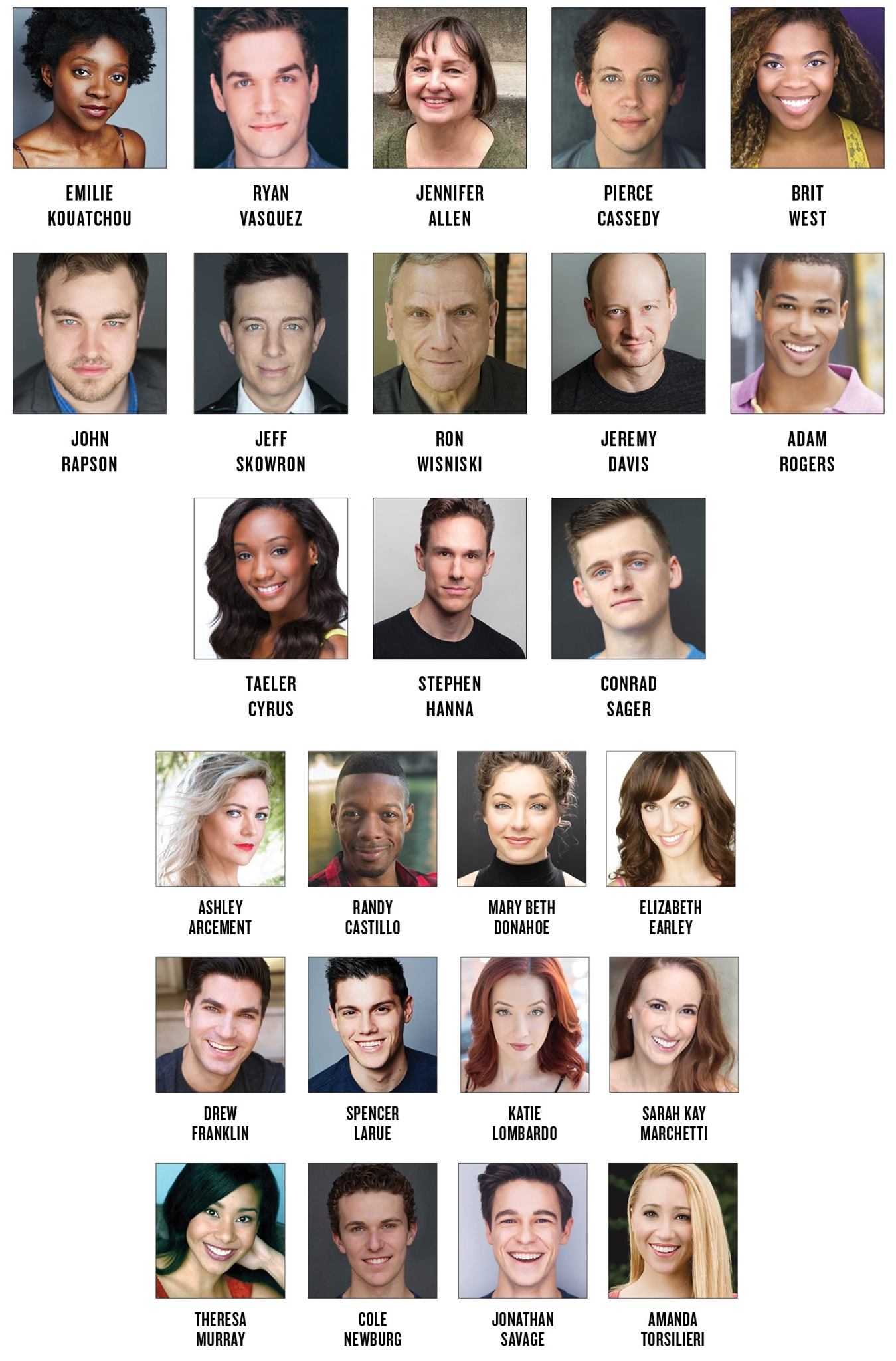 The cast of our production of... - Broadway At Music Circus