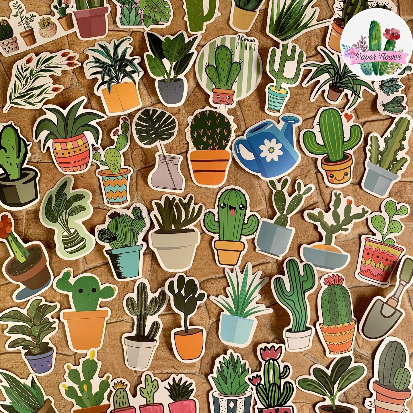 🌵 Set de 45 Stickers Cactus 🌵 $1.500... - Paper Flower Cví | Facebook