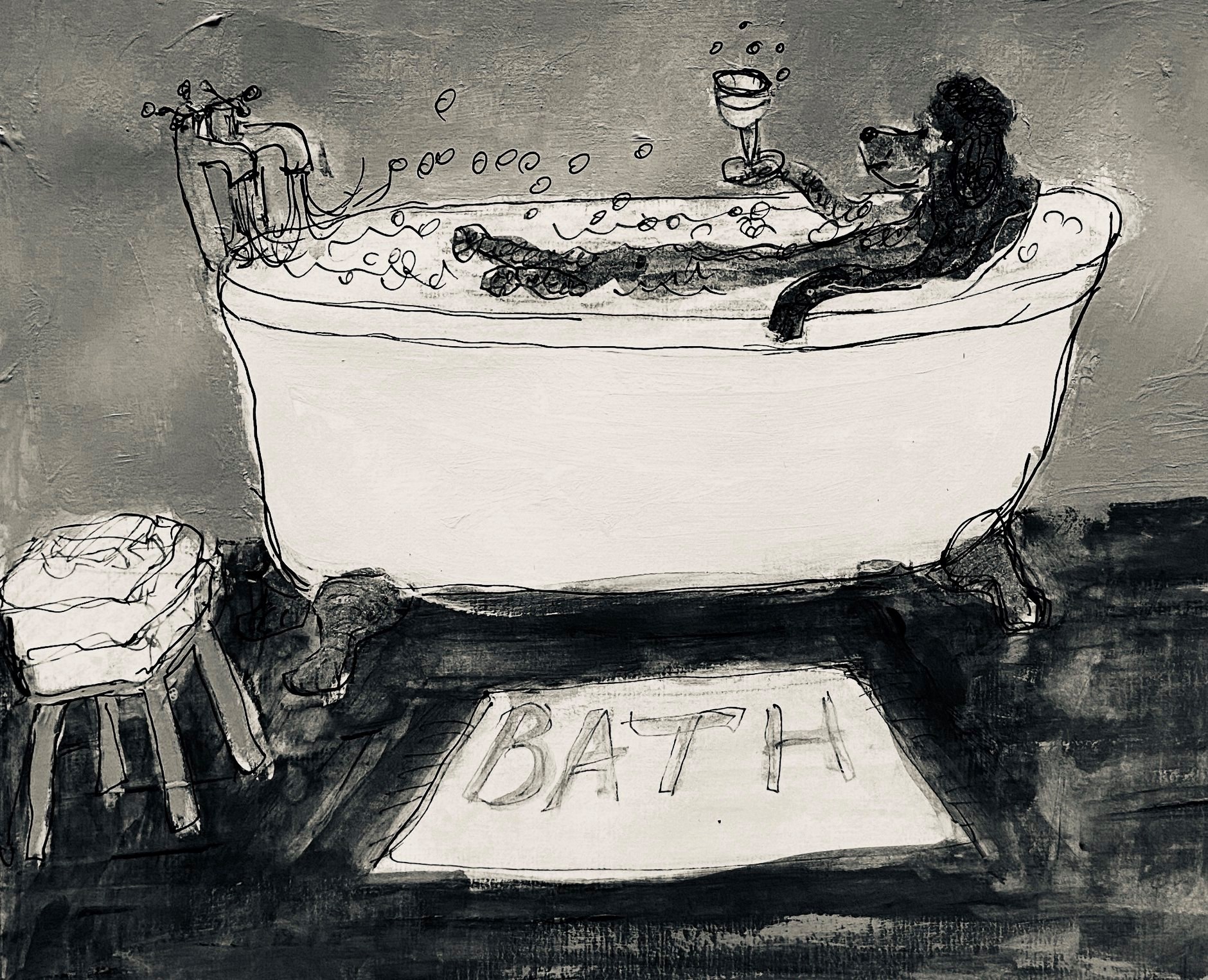 Time for a bubble bath. 🛁💦