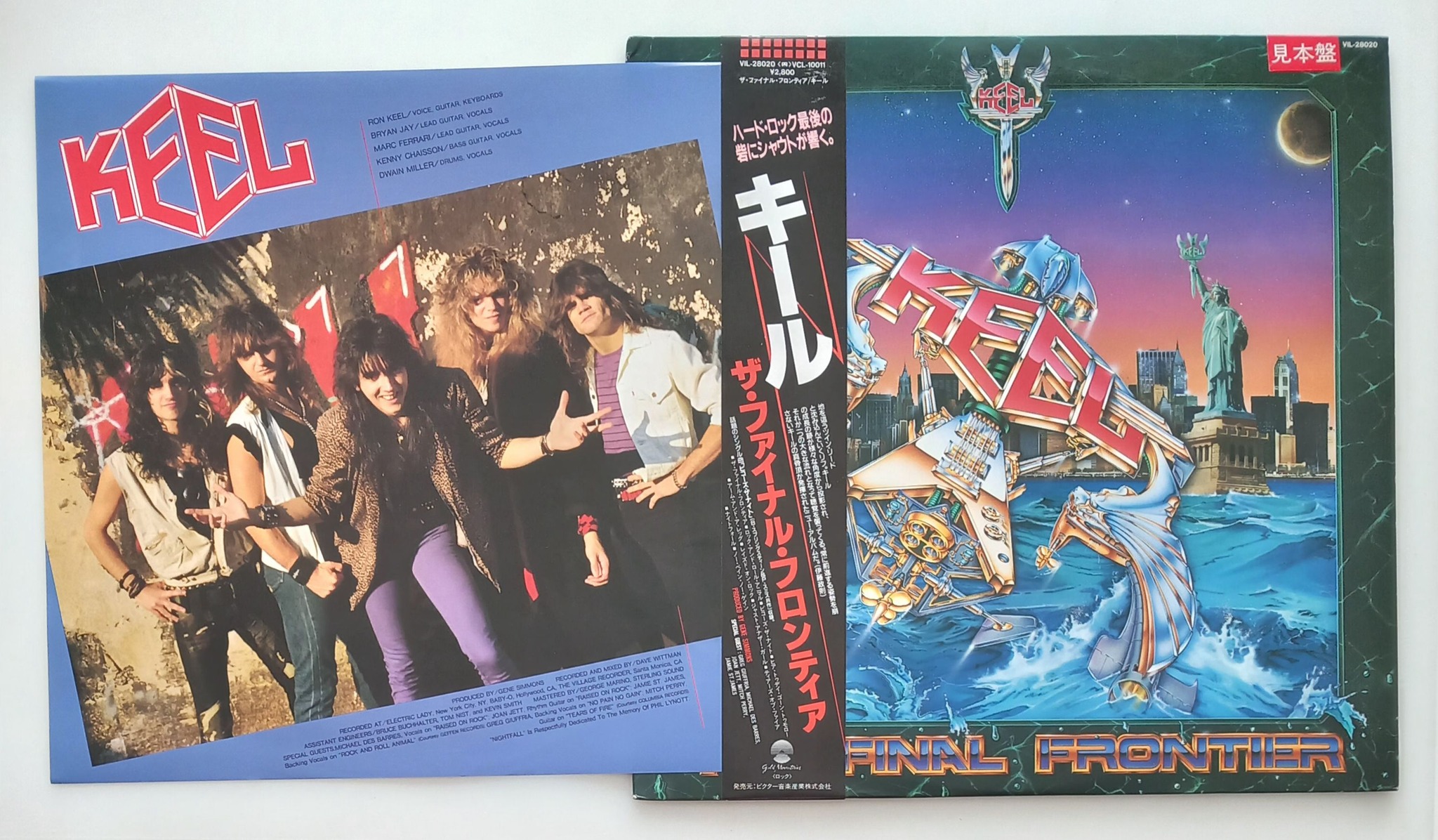 Keel 'The Final Frontier' Japanese promo LP