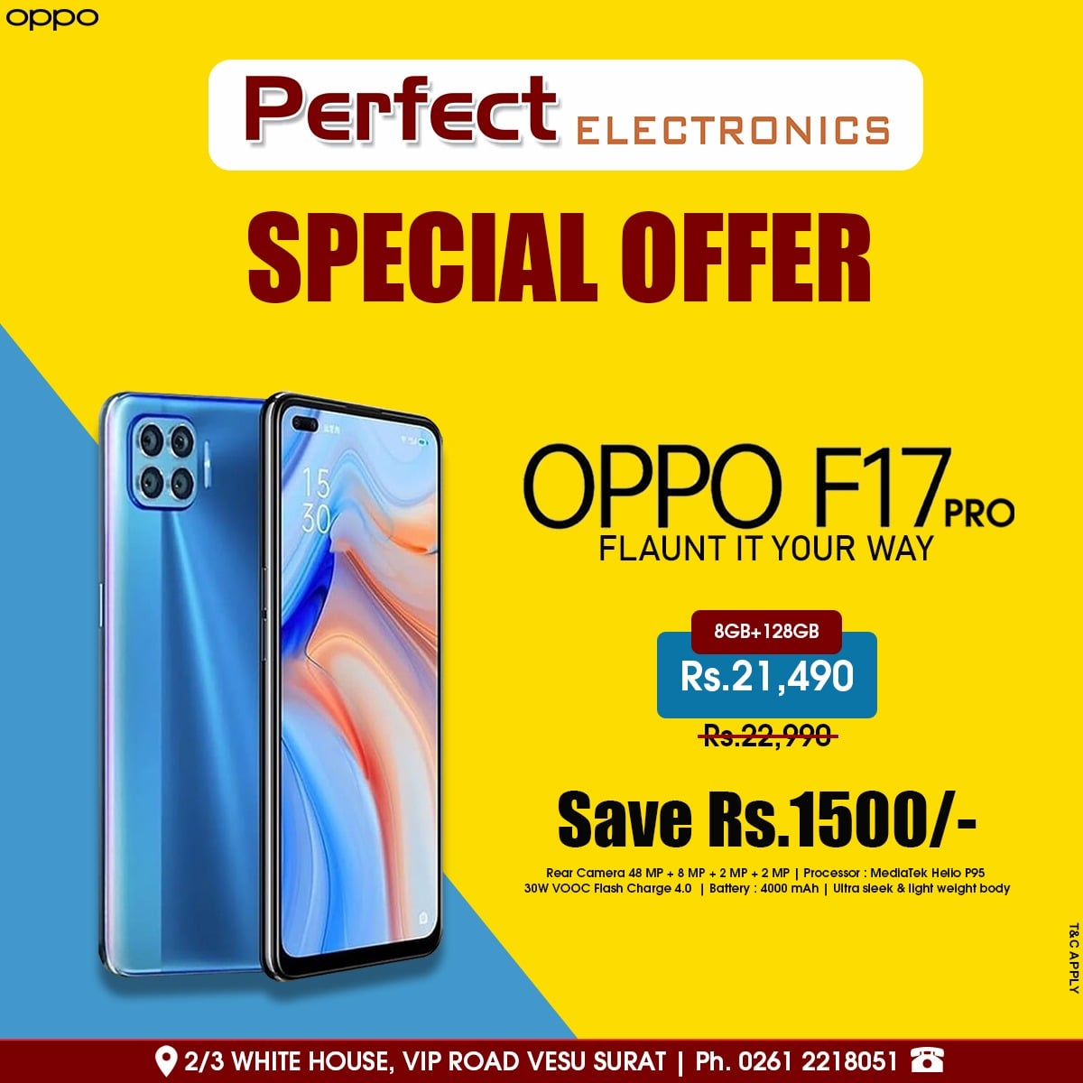 The OPPO F17 now available with with... - Perfect Electronics | Facebook