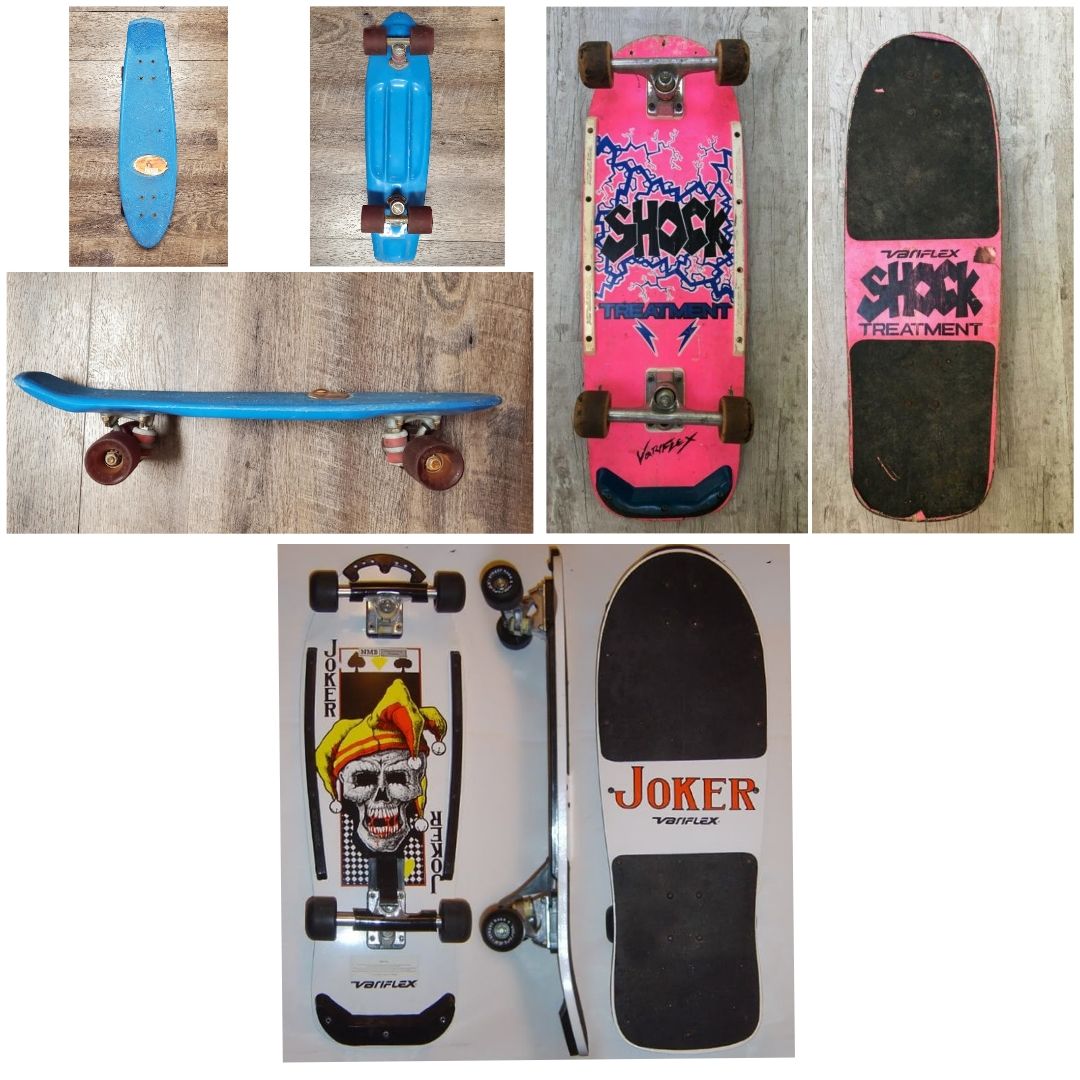 Made by Sure Grip. My first wide board in the 80's. Complete with